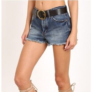 Free People‎ Rock Denim Uptown Short Harbor Women's Size 26 Festival